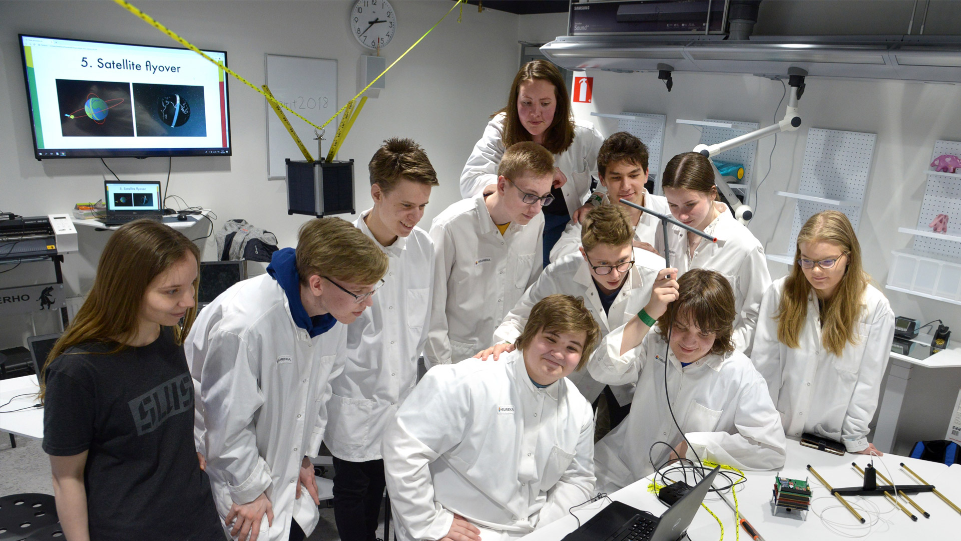 Kitsat in use at Heureka