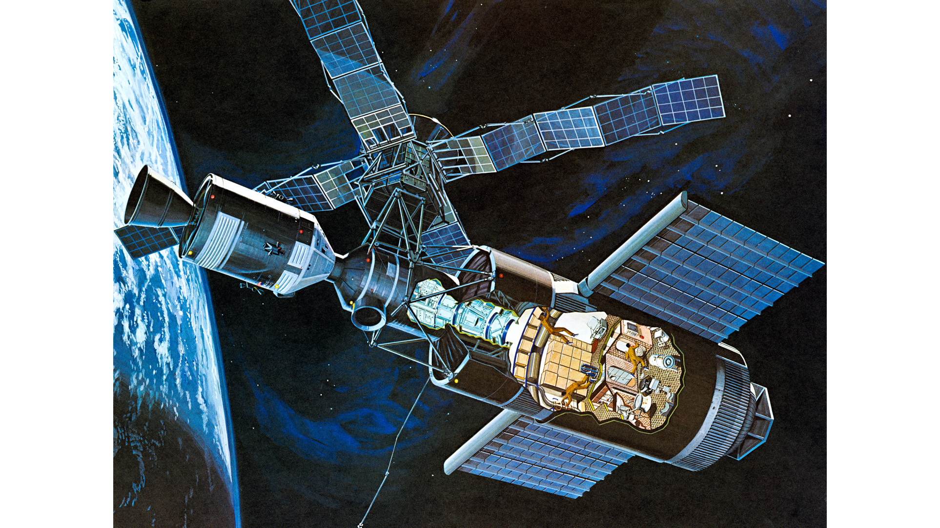 Skylab cutaway