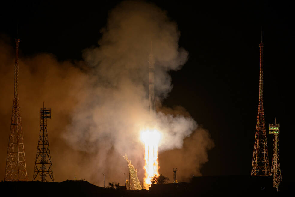Soyuz MS-24 launch. (NASA)