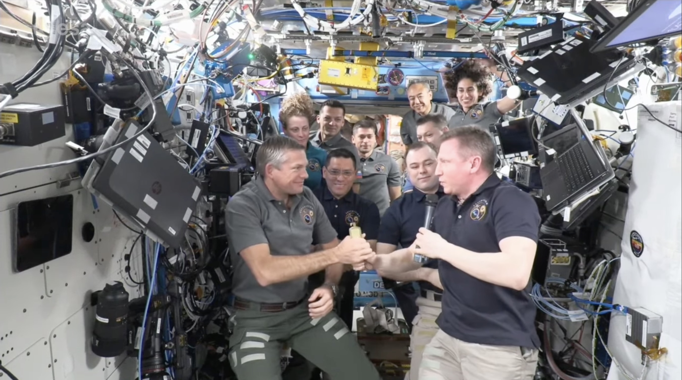 Andreas becomes commander (ESA/NASA)