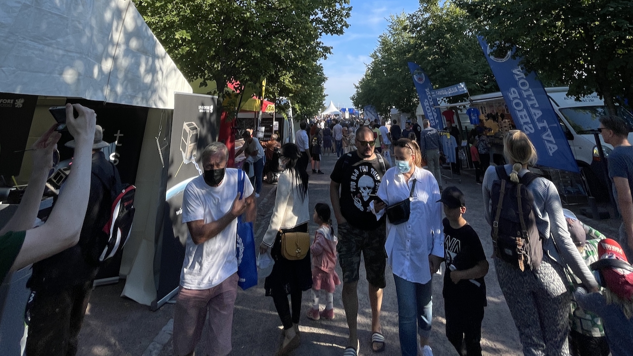 General view to the expo area