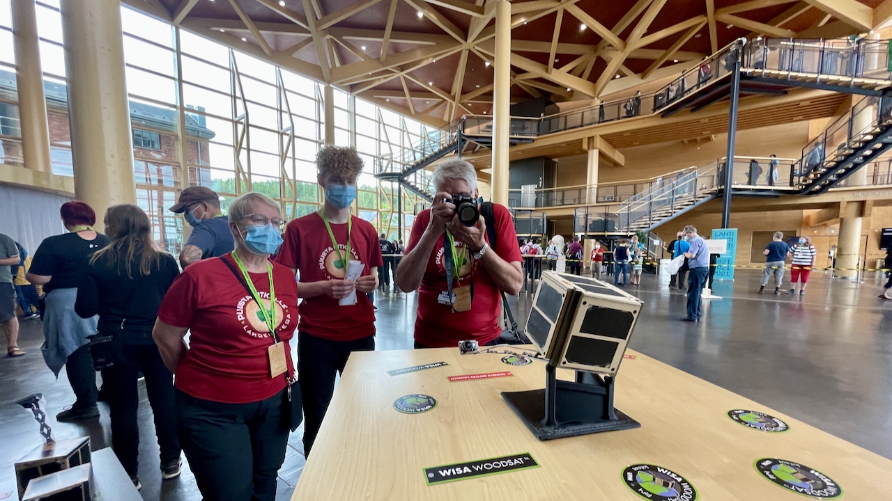 WISA Woodsat was a star of the event